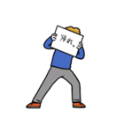 同じような顔の人達4（個別スタンプ：11）