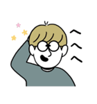 同じような顔の人達4（個別スタンプ：14）