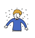 同じような顔の人達4（個別スタンプ：18）