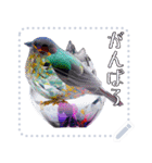 ⚫伝統工芸 硝子細工の鳥【セリフ変更可能】（個別スタンプ：20）