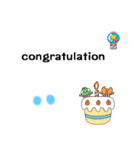 punisuta（English）（個別スタンプ：4）