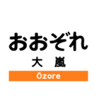 飯田線2(佐久間-下市田)の駅名スタンプ（個別スタンプ：6）