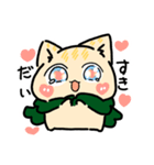 神社のねこのしろちゃん（個別スタンプ：3）