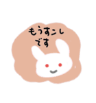 お利口うさぎです（個別スタンプ：35）