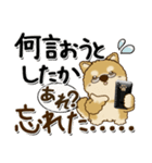 柴犬 ちゃちゃ丸たち 31『じぃじ＆ばぁば』（個別スタンプ：10）