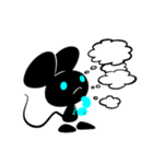 Shadow mouse light up！2（個別スタンプ：6）