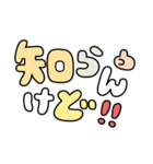 毎日使える！ゆるカワ文字スタンプ！（個別スタンプ：15）