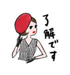 野宮真貴のおしゃれスタンプ 2 【改訂版】（個別スタンプ：17）