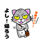 ちょっと目つきの悪い猫3⭐でか文字（個別スタンプ：23）