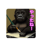 京都のキンちゃんチビゴリラ. ゴリラライフ（個別スタンプ：37）