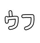 大文字3文字以内スタンプ（個別スタンプ：25）