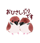 挨拶する鳥たち（個別スタンプ：5）