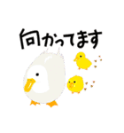 挨拶する鳥たち（個別スタンプ：11）