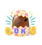 コザクラインコのくりんちゃん③（個別スタンプ：10）
