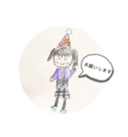 8歳お絵かきスタンプ（個別スタンプ：1）
