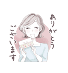 オシャレ可愛い♡敬語スタンプ（個別スタンプ：1）