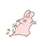 うさぎのような毛玉うさぎ（個別スタンプ：2）
