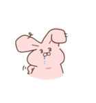 うさぎのような毛玉うさぎ（個別スタンプ：3）