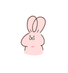 うさぎのような毛玉うさぎ（個別スタンプ：4）
