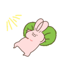 うさぎのような毛玉うさぎ（個別スタンプ：7）