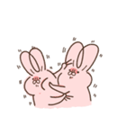 うさぎのような毛玉うさぎ（個別スタンプ：10）