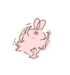 うさぎのような毛玉うさぎ（個別スタンプ：25）