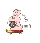 うさぎのような毛玉うさぎ（個別スタンプ：32）