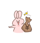 うさぎのような毛玉うさぎ（個別スタンプ：39）