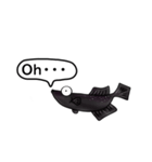 メダカ ブラックダイヤ光体型（個別スタンプ：25）