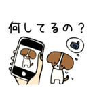 キャバリアだけどボブヘア（個別スタンプ：20）