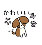 キャバリアだけどボブヘア（個別スタンプ：28）