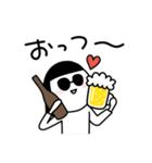 ビールのむ子【のんだくれ編】（個別スタンプ：3）