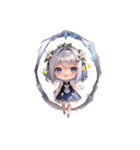 銀髪ガール2（個別スタンプ：2）