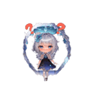 銀髪ガール2（個別スタンプ：5）