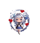 銀髪ガール2（個別スタンプ：11）