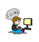 ゲーム大好きのスタンプ（個別スタンプ：4）