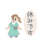 医療福祉のお仕事女子スタンプ（個別スタンプ：40）