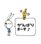 mottoのvうさぎ♡敬語（個別スタンプ：18）