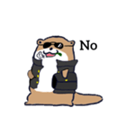 反抗期なカワウソ君（個別スタンプ：2）