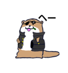 反抗期なカワウソ君（個別スタンプ：9）