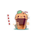 ボバドリンクキャット（個別スタンプ：33）