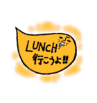 デカ文字ver.鼻から出る者2（個別スタンプ：1）