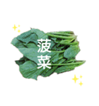 台湾人の繁体字で野菜のライン野菜写真（個別スタンプ：25）