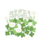 大人可愛いお花のスタンプ2(日本語)修正版（個別スタンプ：4）