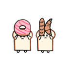 むぎくん（食パンのキャラクター 第2弾）（個別スタンプ：1）
