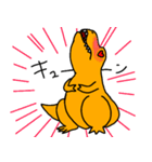 誰にでも送れるティラノサウルス（個別スタンプ：16）