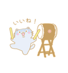 和太鼓大好きねこ（個別スタンプ：3）