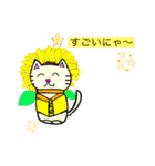 花と妖精にゃんにゃん（個別スタンプ：1）