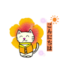 花と妖精にゃんにゃん（個別スタンプ：2）