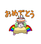 はねひつじのスタンプ（個別スタンプ：9）